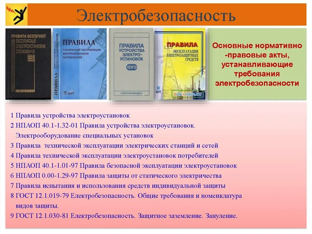 1070 правила технической. Правила технической эксплуатации электрических станций. Эксплуатация военных электроустановок. Правила эксплуатации книги. ПУЭ, ПТБ, ПТЭ.