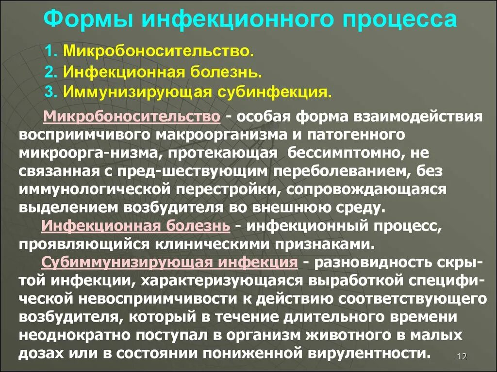 Септическая форма заболевания