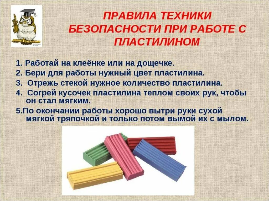 Материалы на уроке технологии
