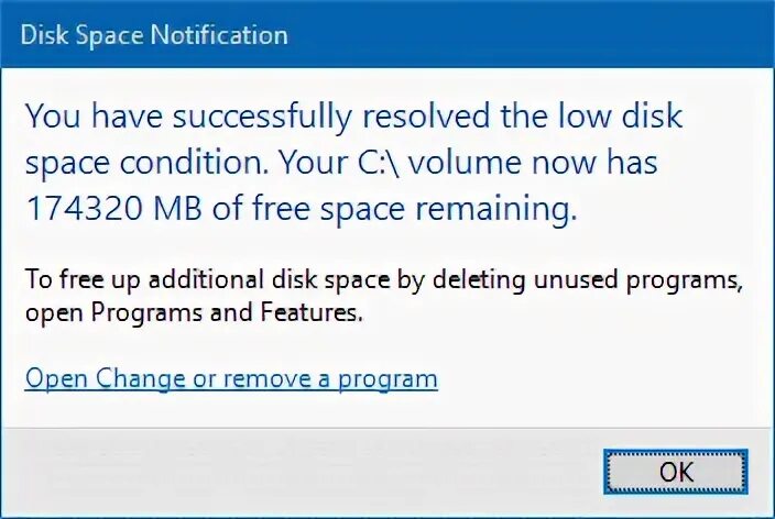 Disk restart