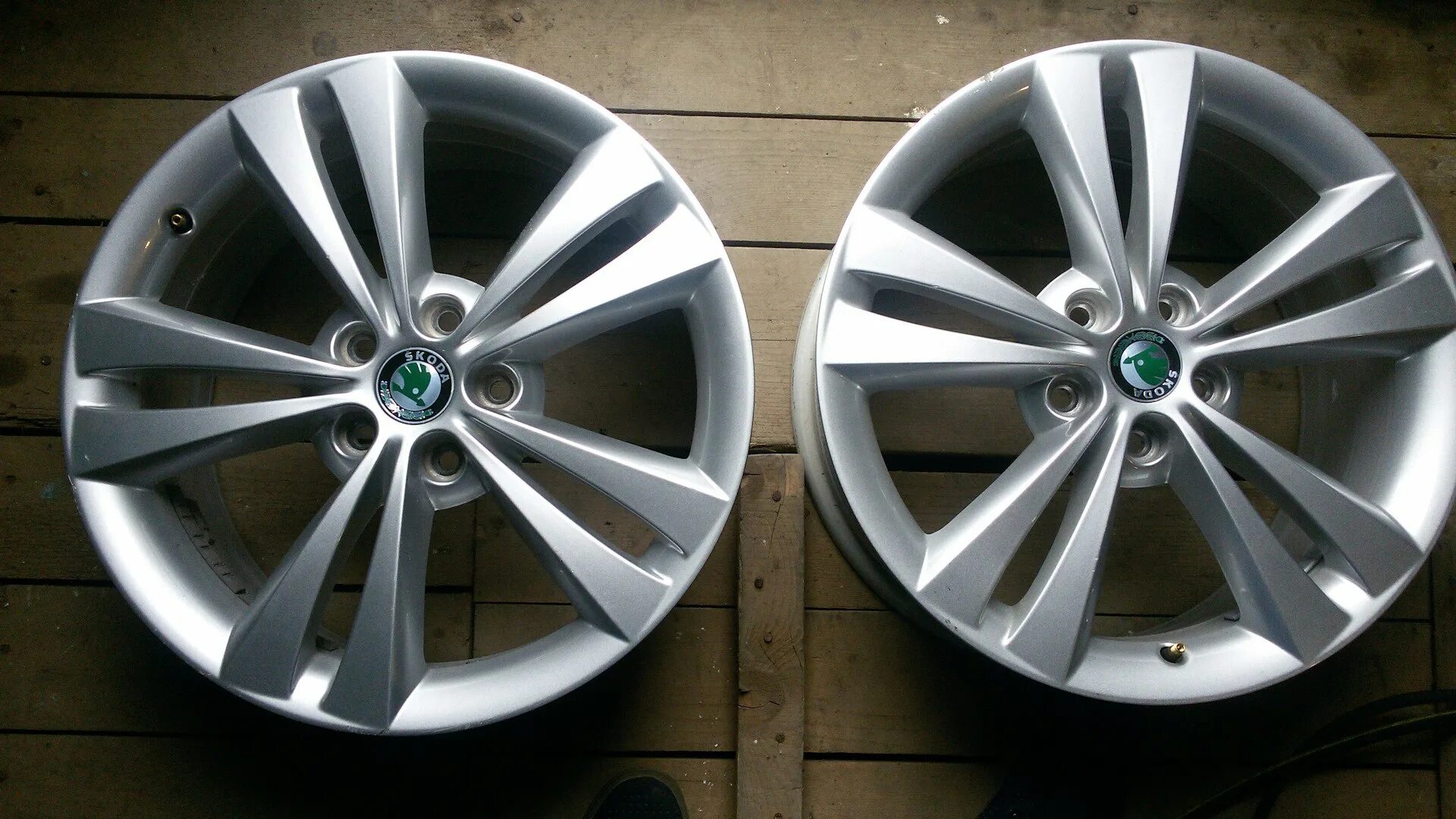 Авито диски на шкоду а7. Диски нептун шкода r17. диски skoda octavia r16.
