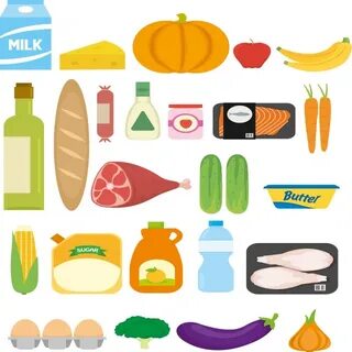 Нарисовать продукты