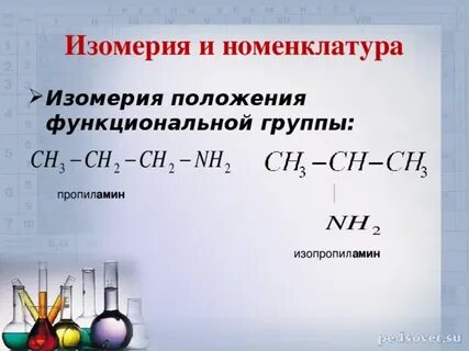 Изомеры пропиламина