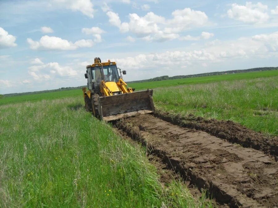 выравнивание сельхоз полей.