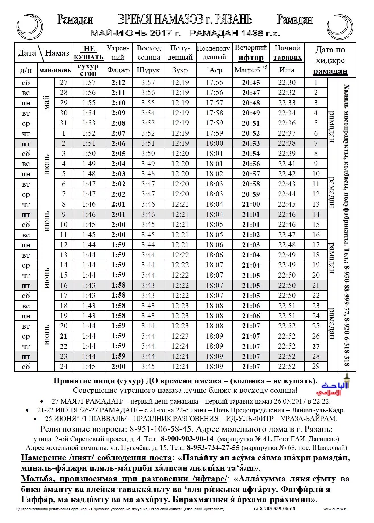Время намаза советский кировский. Календарь месяц Рамадан. Рязань Рамадан календарь. Расписание график намазов на Рамадан. Календарь Рамазан намаз.