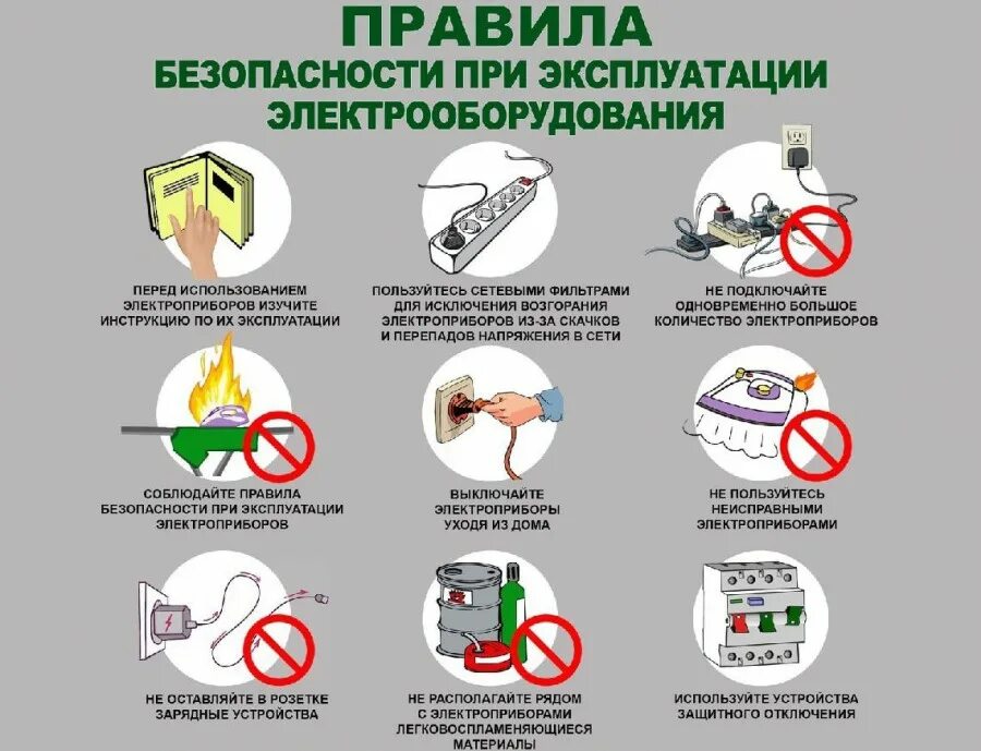 Чтобы избежать пожаров от электроприборов какие правила. Меры предосторожности при пользовании электроприборами. памятка пожарной безопасности электропроводки. правила безопасности эксплуатации бытовых электроприборов. требования безопасности при эксплуатации электрооборудования.