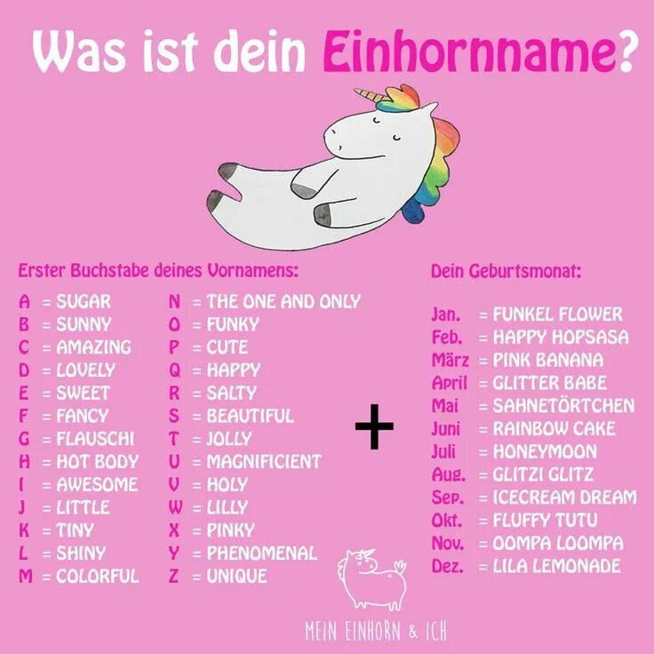 Unicorn name