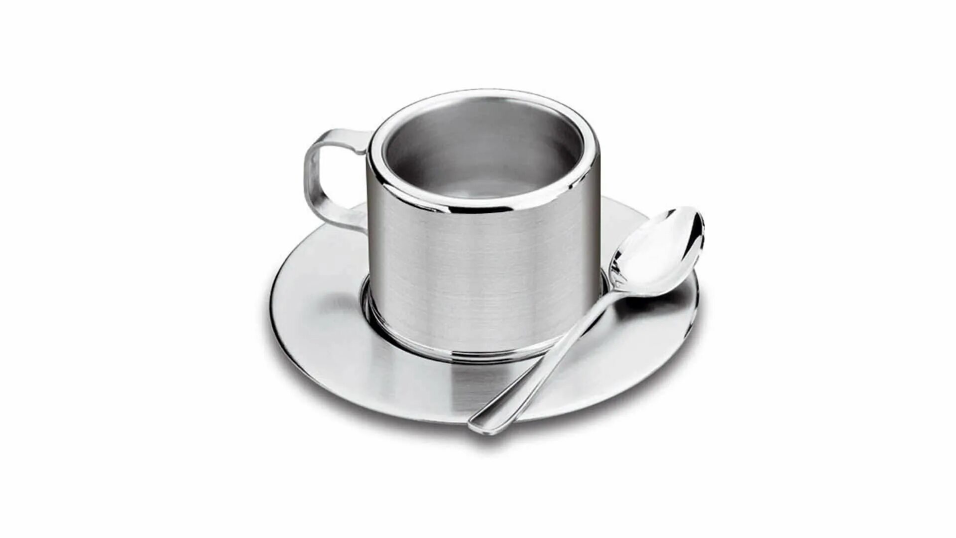 металлическая чашечка. чашка из нержавейки. кружка pf-cws-p36. кофейная чашка двухслойная из нержавейки 220 мл. кружки нержавейки бергофф.