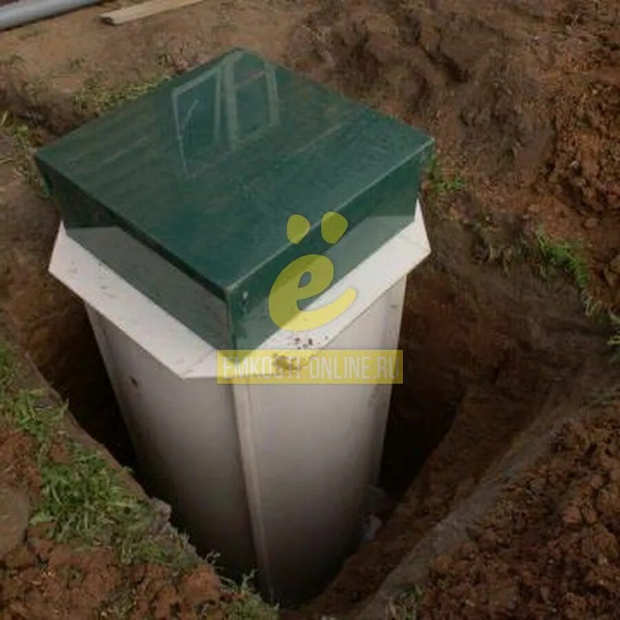 Септик из жби. 5 куба. Септик красноярск. Загородная канализация. Септик термит профи.