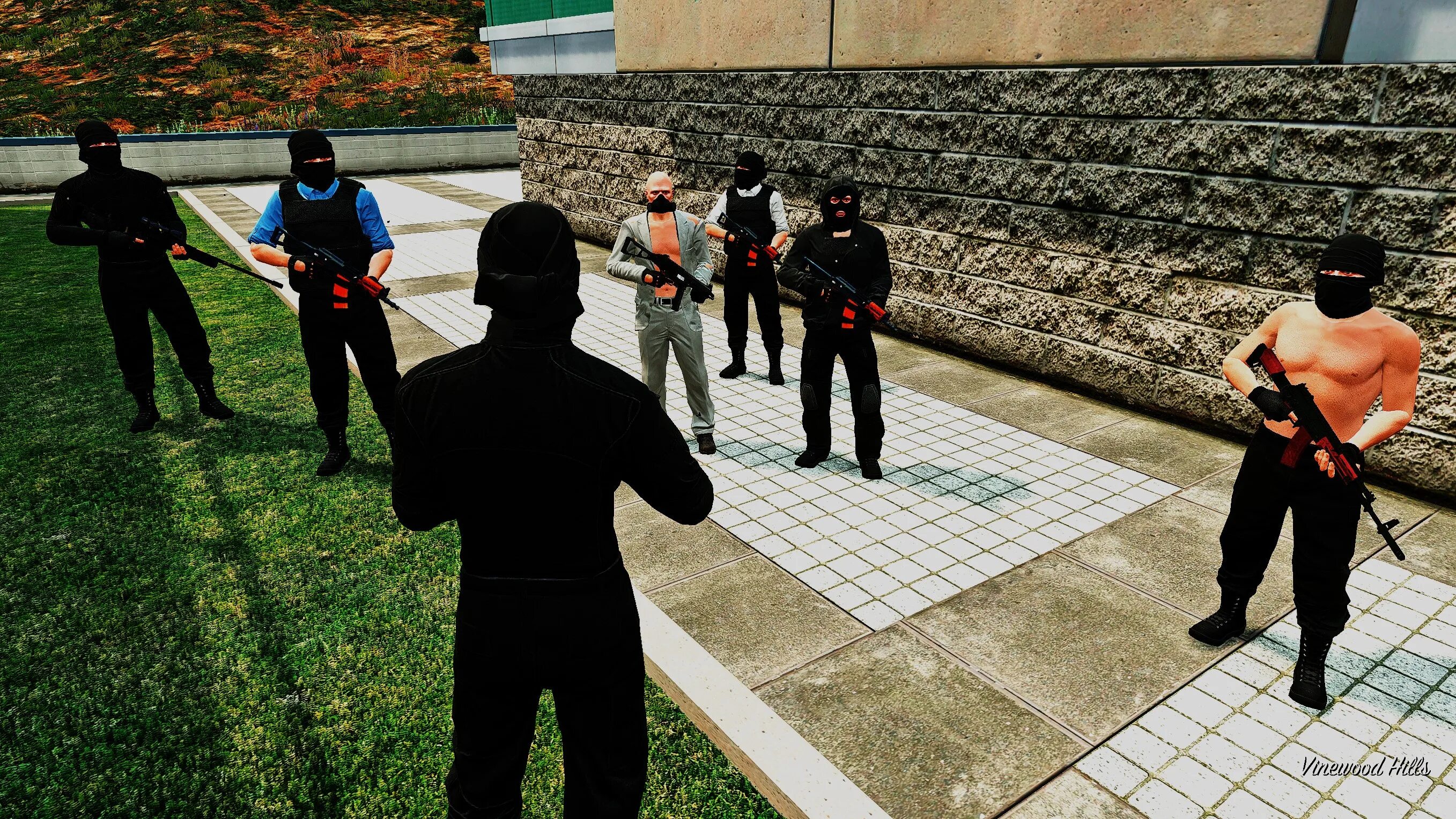 Где 5 террорист. Террористы в ГТА 5. Terrorist Attack GTA 5. Aztec Peds GTA 5. Terrorists Peds.