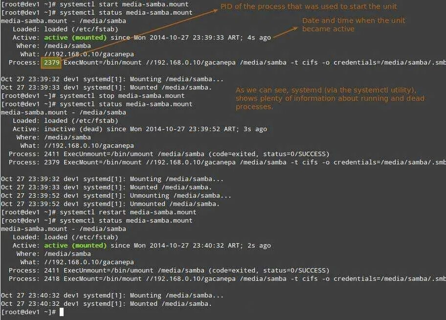 Сервисы linux