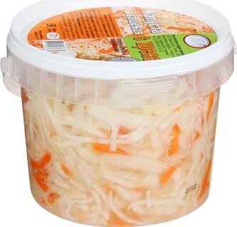 Капуста квашеная с хреном и морковью