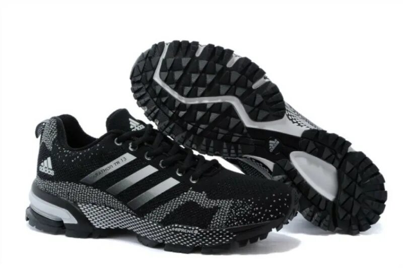 Купить кроссовки в саратове. Кроссовки adidas Marathon tr 13. Adidas Marathon Flyknit Black/Silver. Мужские кроссовки adidas Marathon Flyknit. Adidas Marathon 10.
