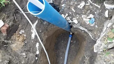 Провести воду скважины видео