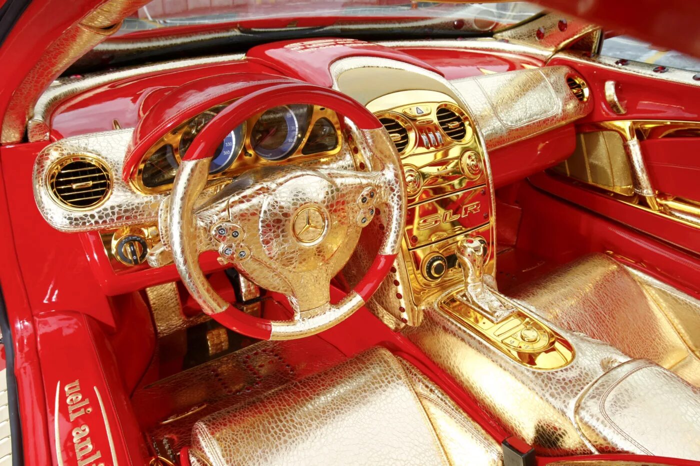 Gold car