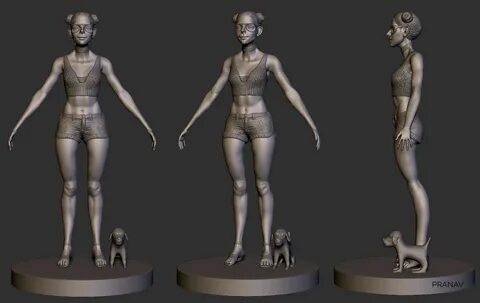 Female 3d model