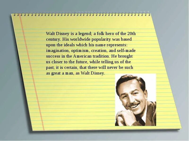Биография диснея на английском. Сообщение о Walt Disney. Уолт Дисней на английском. Проект Walt Disney на английском языке. Кратко о Уолте Диснее.