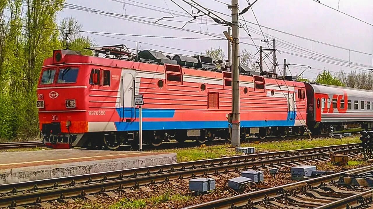 Поезд 097 Тында Кисловодск. Локомотивы РЖД. Электровозы РЖД. Пассажирский Локомотив. Поезд 097с