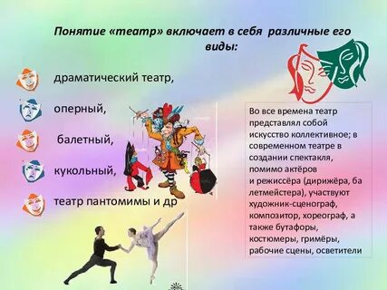 Виды музыкально театральных жанров