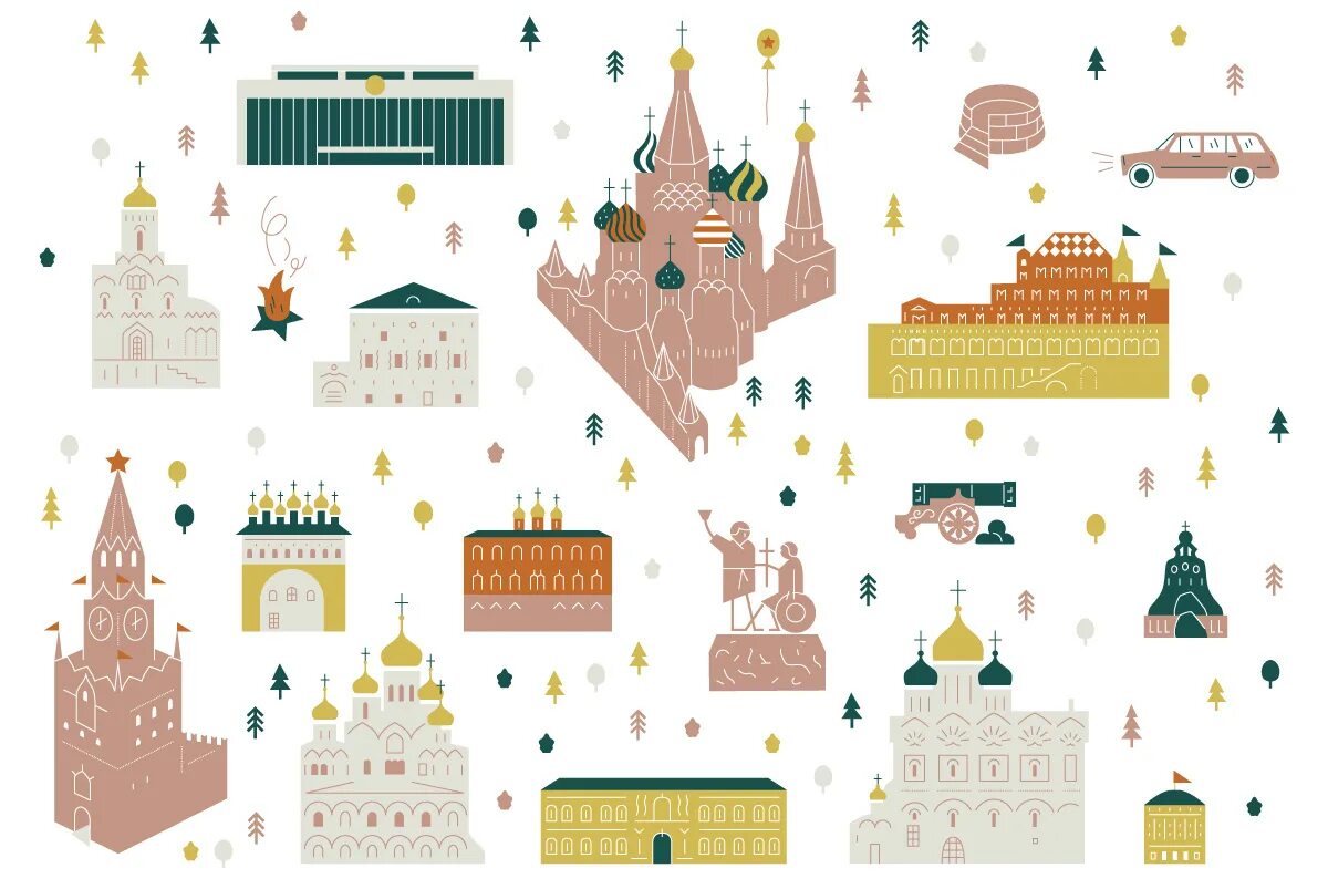 Флэт москва. Кремль инфографика. Стилизованный Кремль. Инфографика Кремль Москва. Кремль стилизация.