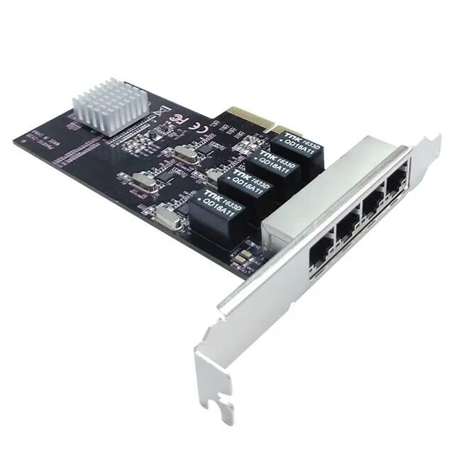 Сетевой адаптер ethernet pci express. 4 портовый коммутатор pci-e. порт gigabit ethernet. st lab n-381 pci express card &gt; 2 x gigabit. сетевая карта st lab n-310.
