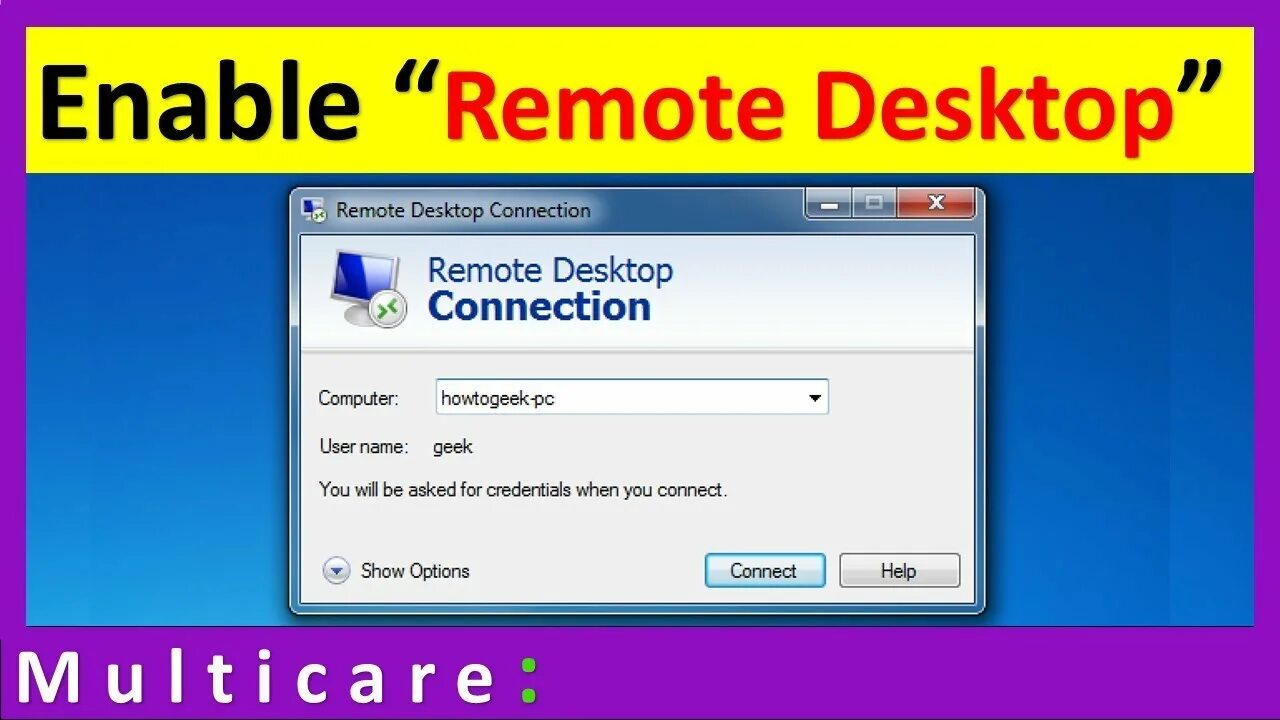 Enable remote