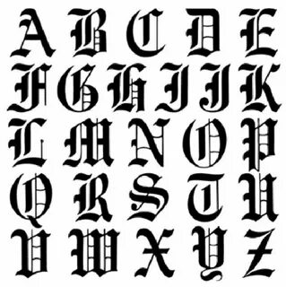 Готические буквы