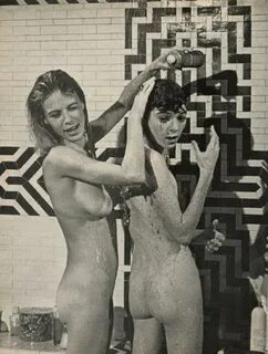 Anita Pallenberg and Michèle Breton in the movie Performance by Donald Camm...