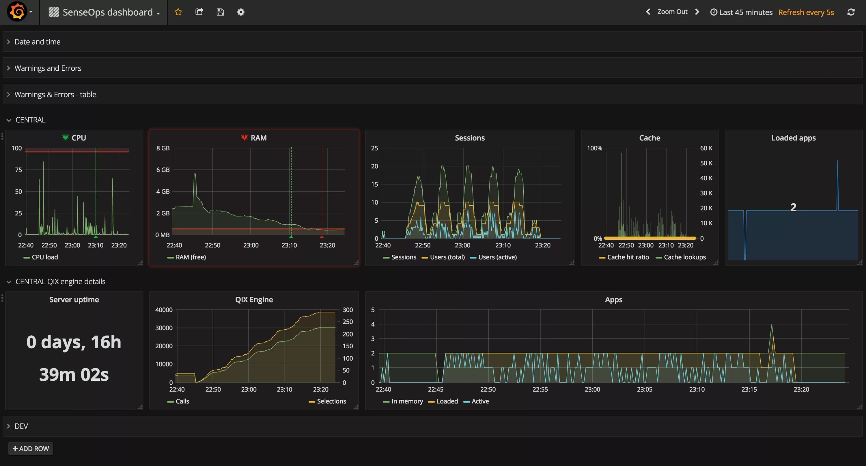 Load app data