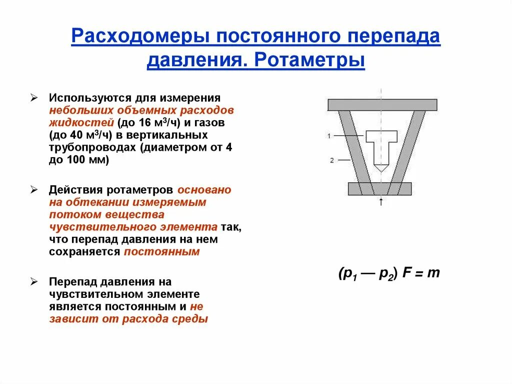 Измерение разности давлений