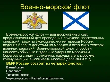 Военно морские войска виды