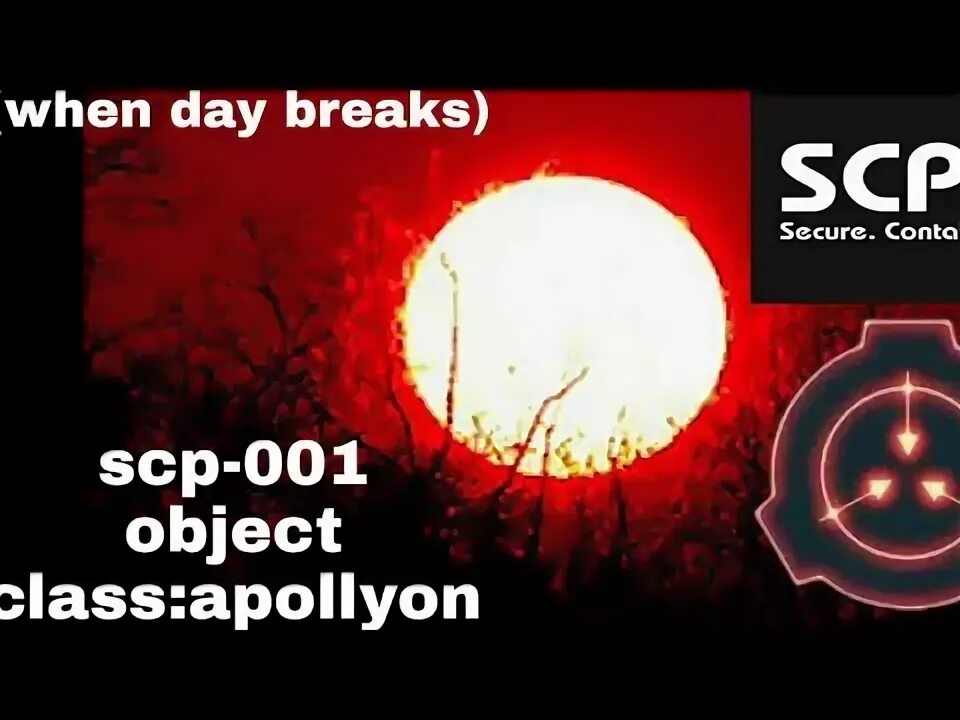 Scp when day breaks. Scp when day breaks