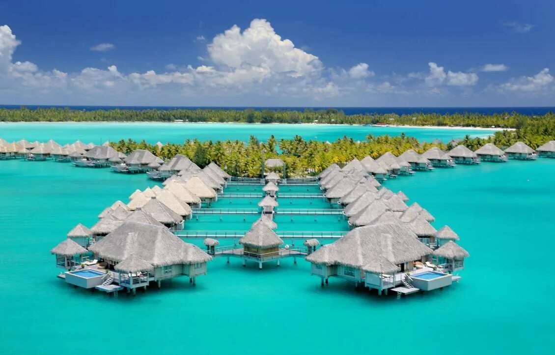 Красивые острова. Боро Боро. Bora Bora остров. Bora Bora, Bora-Bora, французская Полинезия. The St Regis Bora Bora Resort, французская Полинезия.