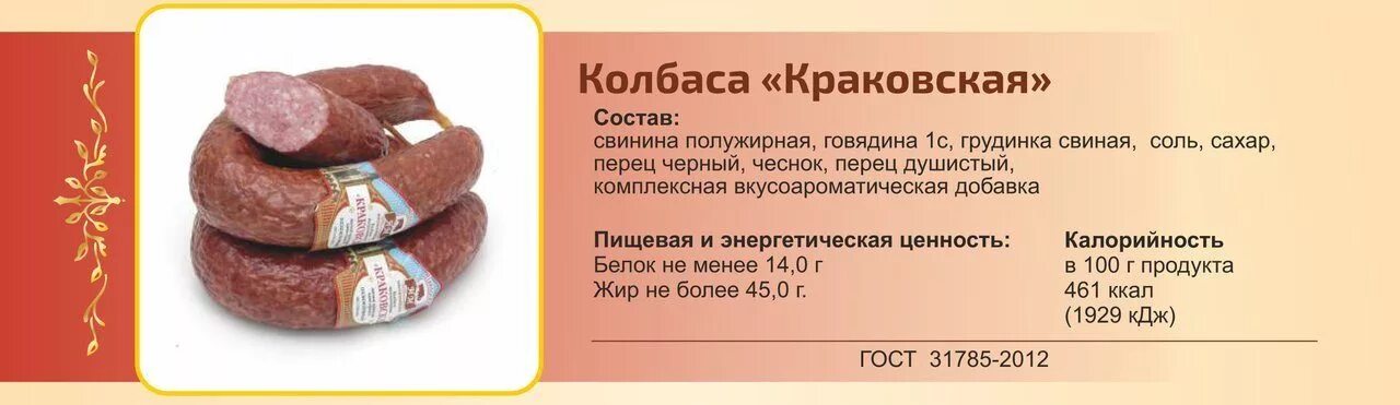 Колбаса копчено вареная калорийность. Колбаса калории. Калорий в копченой колбасе. Краковская колбаса калорийность.