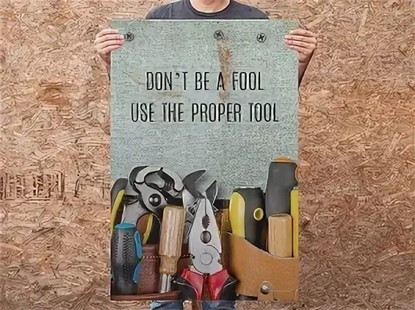 Right tool for the job. Right tool for the job
