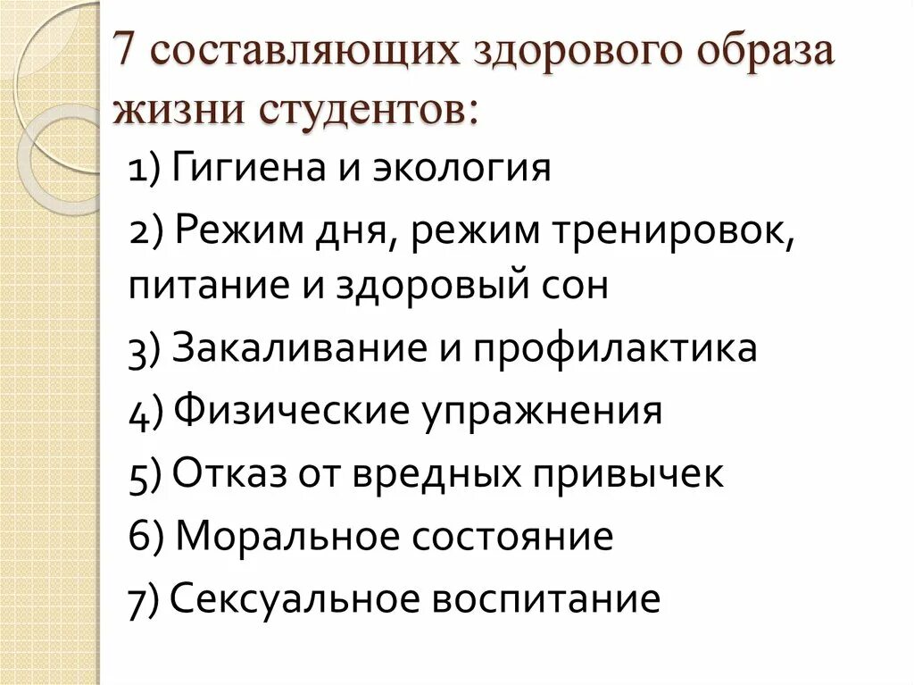 Основы здорового образа жизни студента. Составляющие ЗОЖ студента. Основы здорового образа жизни студента кратко. Составляющие здорового образа жизни студента. Изучение образа жизни метод