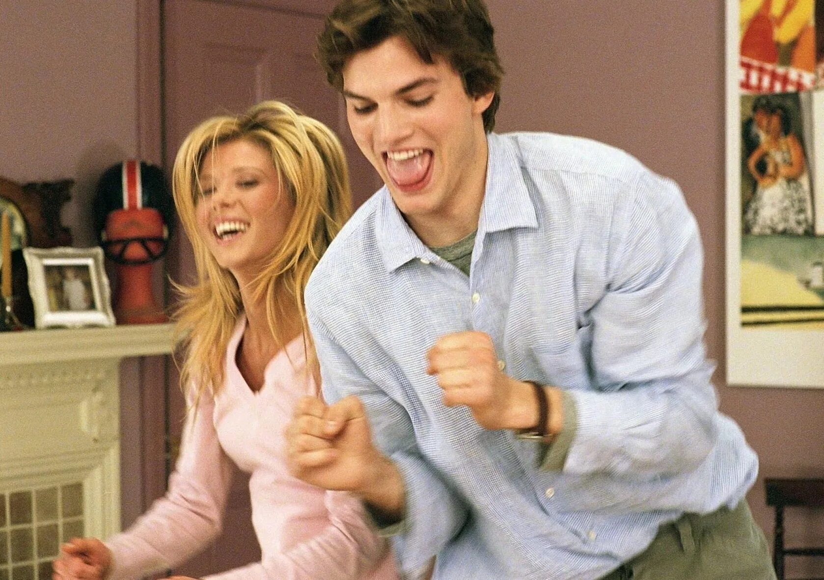 My boss daughter. Эштон Катчер дочь моего босса. Ashton Kutcher 2003.