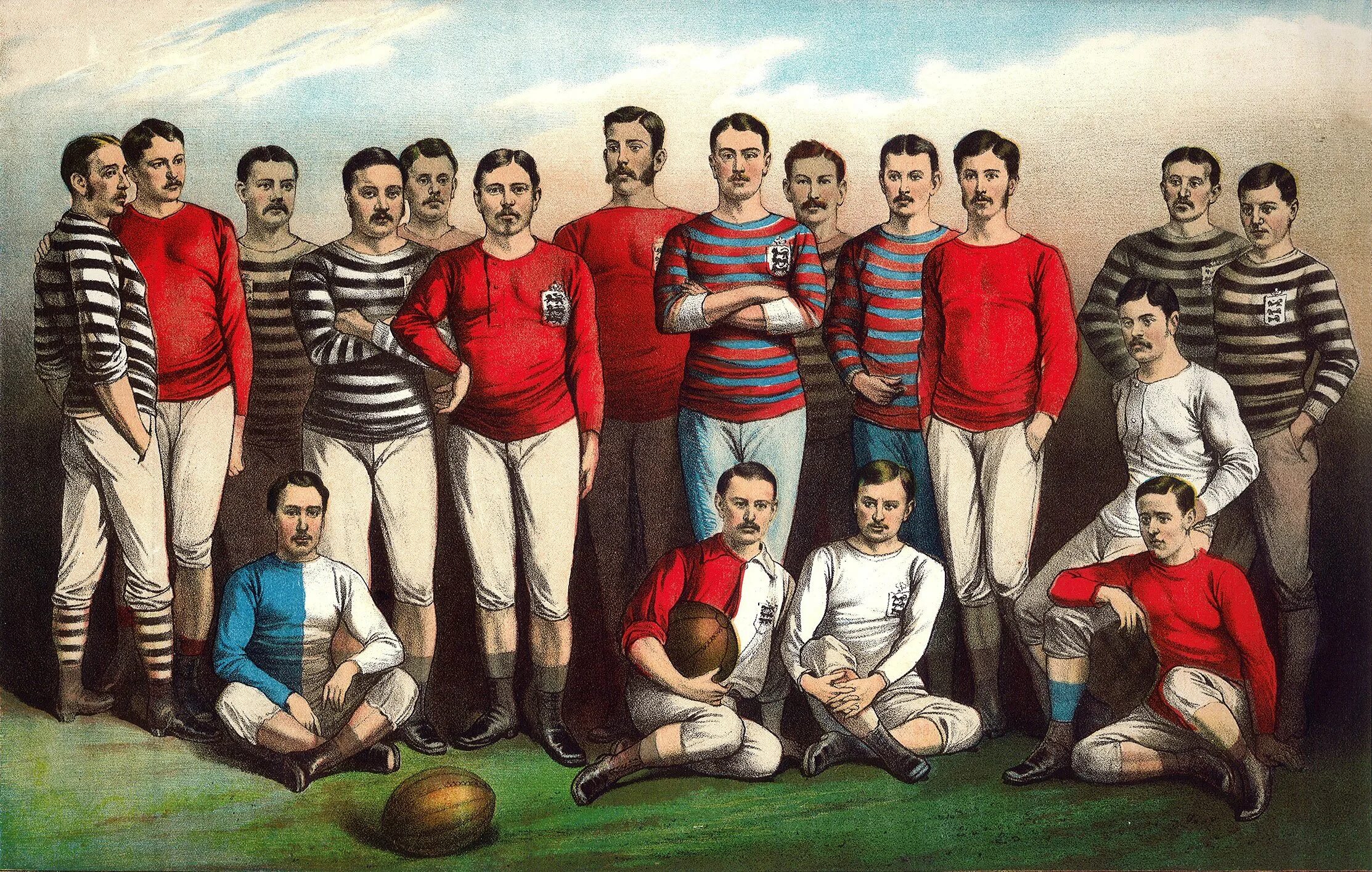 Какая родина современного футбола. Футбол в Англии 1863. Футбол в Англии 19 век. 1863 Год в Англии футбол.