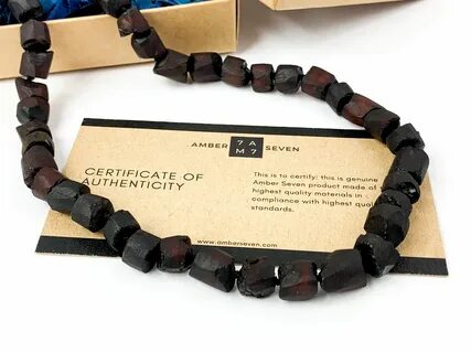 Black Amber Necklace Raw Black Amber Jewelry For Men And Women