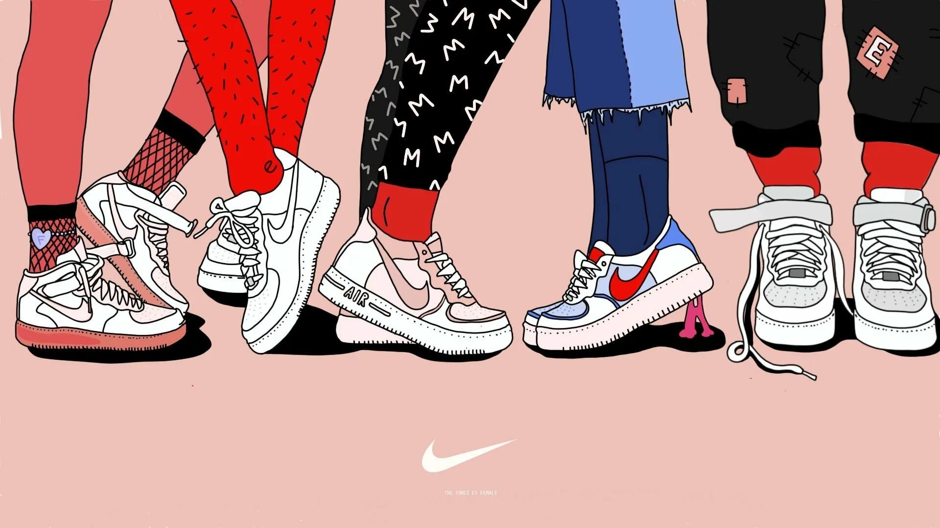 Кроссовки найк АИР Форс рисунок. Nike Sneakers 1. Нарисовать кроссовки на ногах.