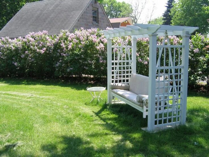 Sue's gardens in Arkansas, one year later - FineGardening Garden swing, Garden s