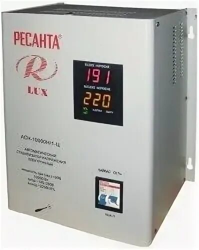 Стабилизатор асн 10000н 1 ц ресанта lux