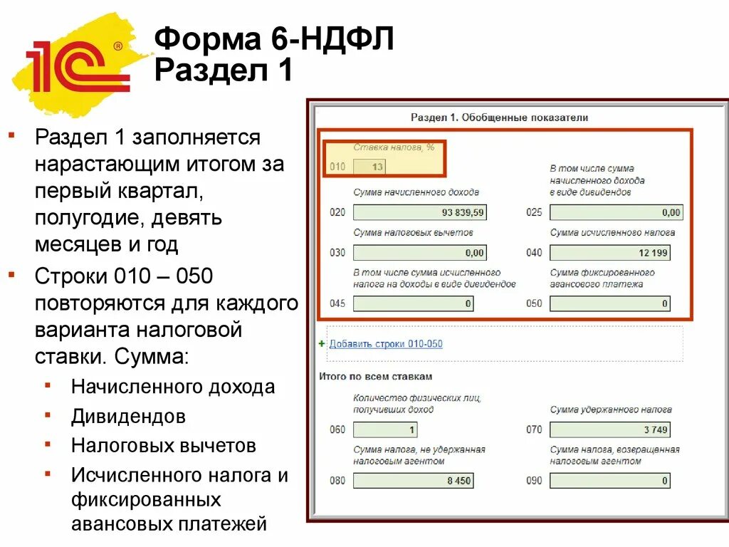 Форма 6 НДФЛ. 6 НДФЛ форма в 1с. Отчетность 6 НДФЛ. НДФЛ нарастающим итогом.