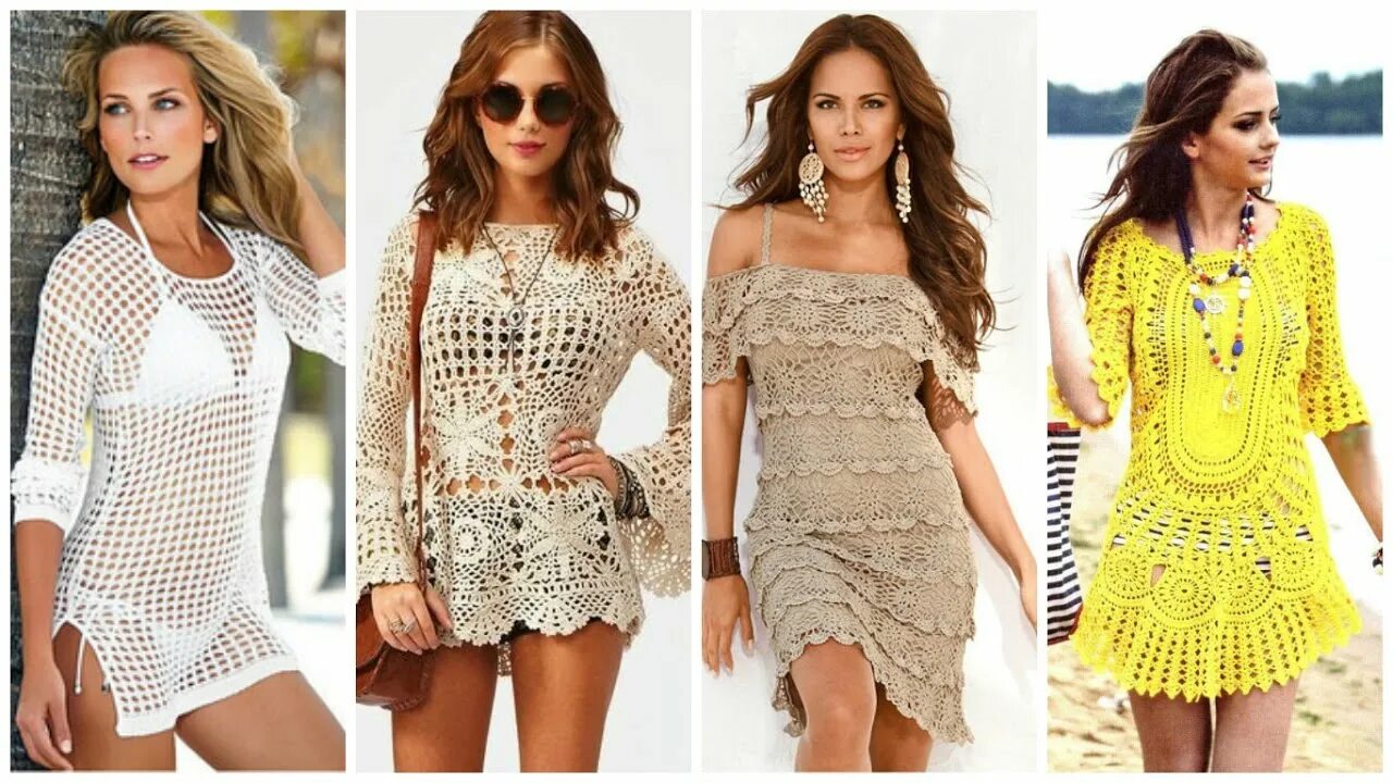 энди багус туника. интересные вязаные вещи. вязаная одежда для лета. вязаные вещи на лето. платье крючком для женщин летнее.