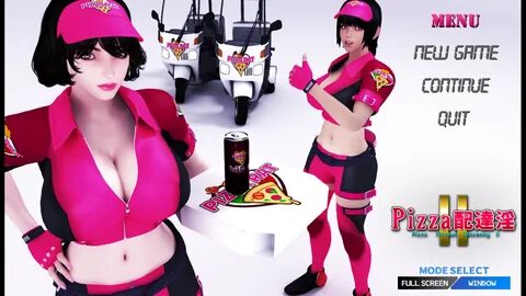 PIZZA Delivery Horny II: Cover image.