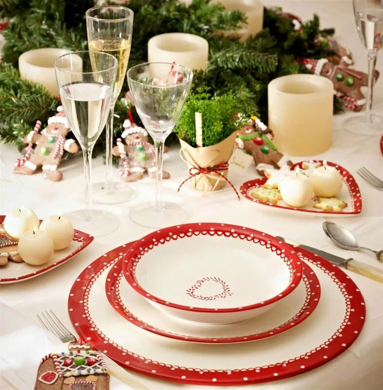 сервировка новогогоднего стола. новогодняясераировка стола. посуда на новый год 2024 какого цвета. кюхенленд 2022. сервировка праздничного стола в красно-зеленом цвете.