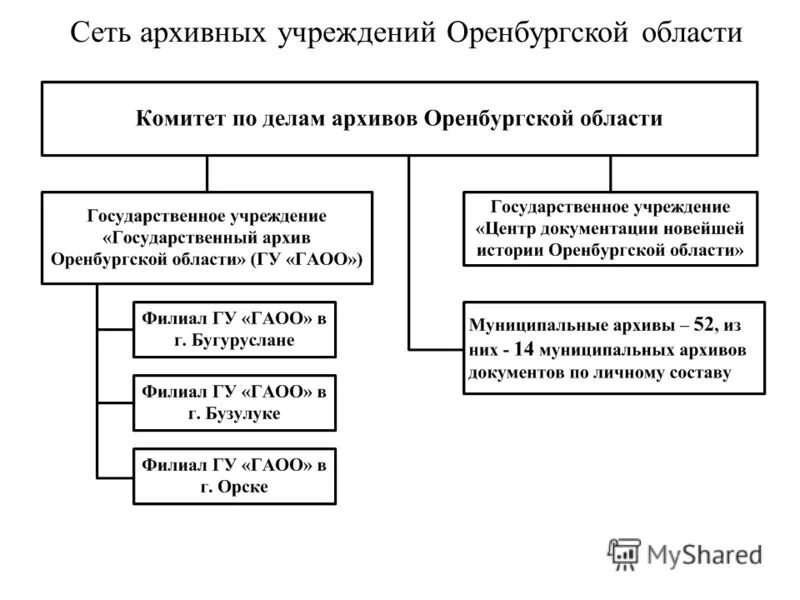 Муниципальные учреждения оренбург