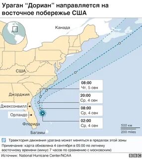 Ураган карта