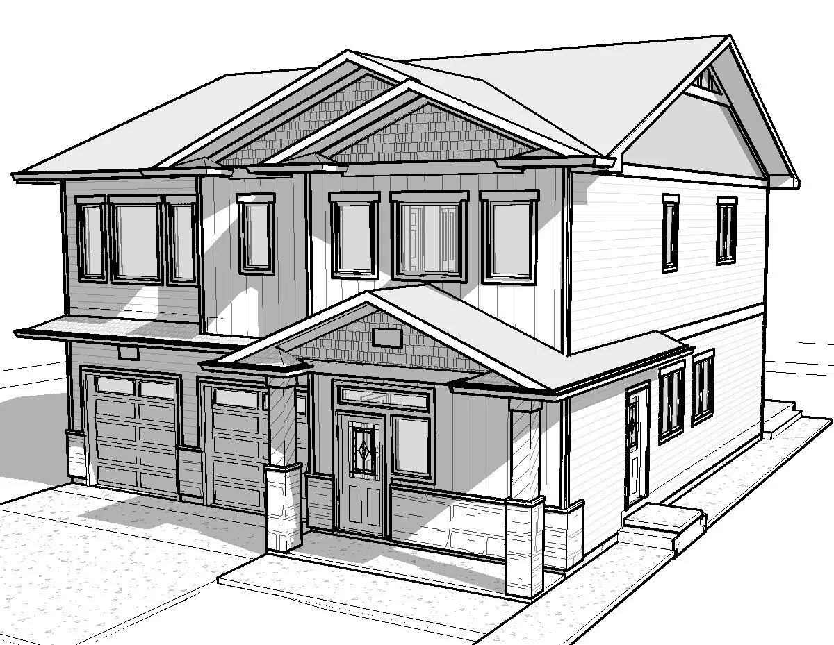 Нарисовать дом. Дом карандашом. Эскизы домов. Двухэтажный дом рисунок. How to outline