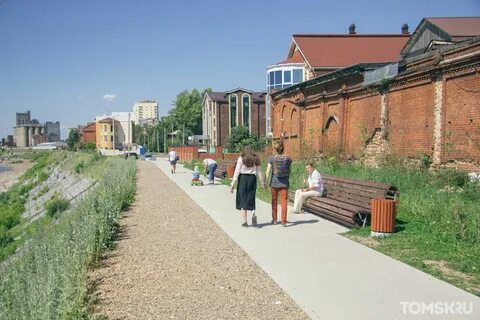Томск набережная реки